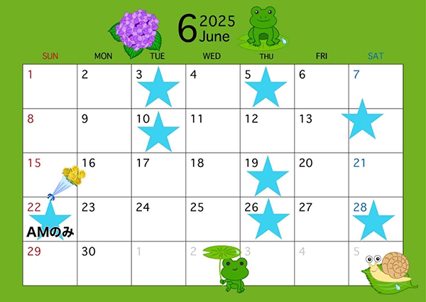 6月